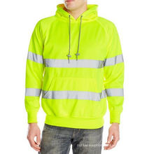 Men′s Long Sleeve Safety Hoody with Reflective Tape